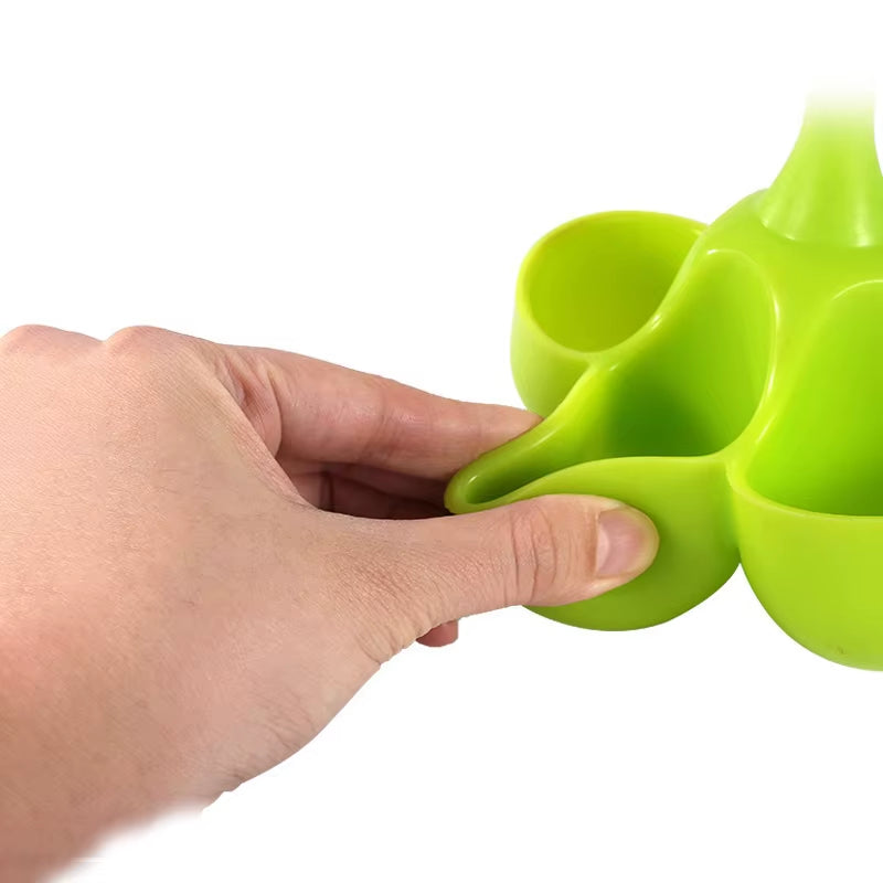 Egg Steaming Rack with Five Holes Silicone Egg Cooker for Supplementary Food Egg Steaming Tray Kitchen Creative Egg Cooking Tray