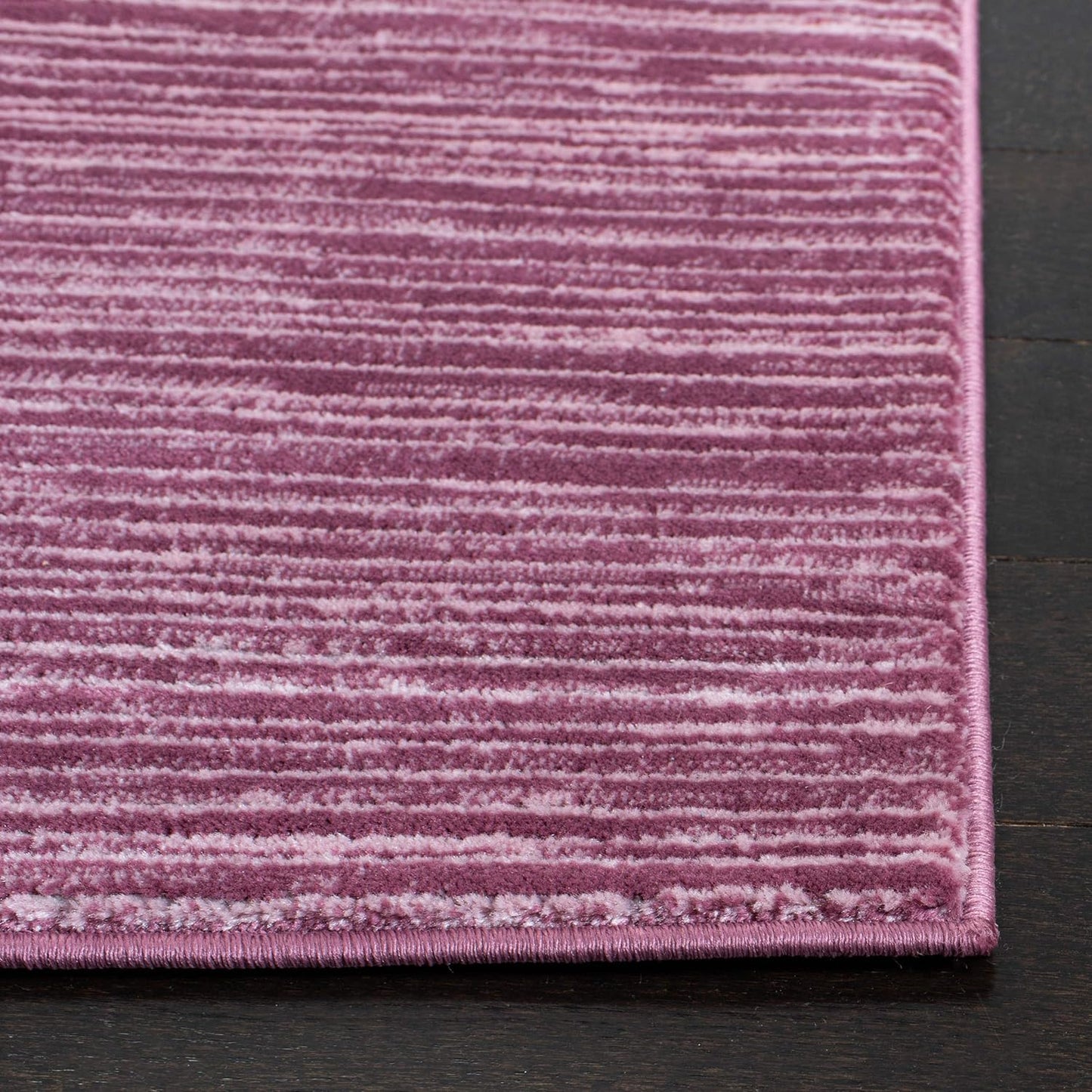 Vision Collection Area Rug - 6' X 9', Grape, Modern Ombre Tonal Chic Design, Non-Shedding & Easy Care, Ideal for High Traffic Areas in Living Room, Bedroom (VSN606A)