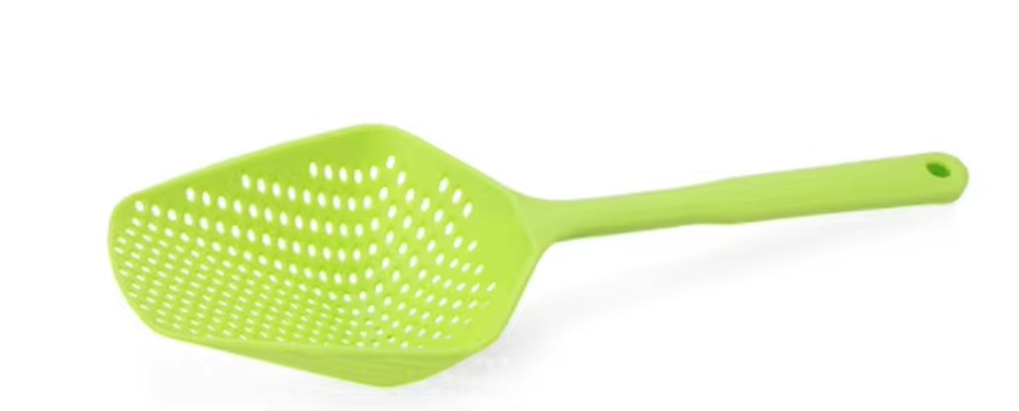 Creative Cooking Shovels Food Strainer Scoop Nylon Spoon Drain Gadgets Large Colander Soup Filter Household Kitchen Accessories