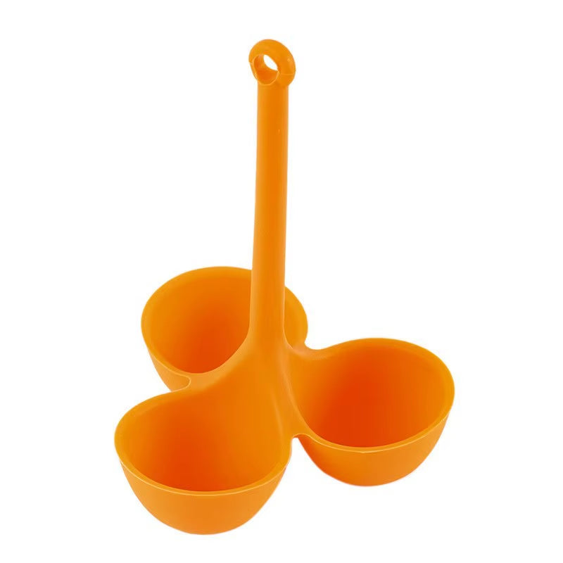 Egg Steaming Rack with Five Holes Silicone Egg Cooker for Supplementary Food Egg Steaming Tray Kitchen Creative Egg Cooking Tray