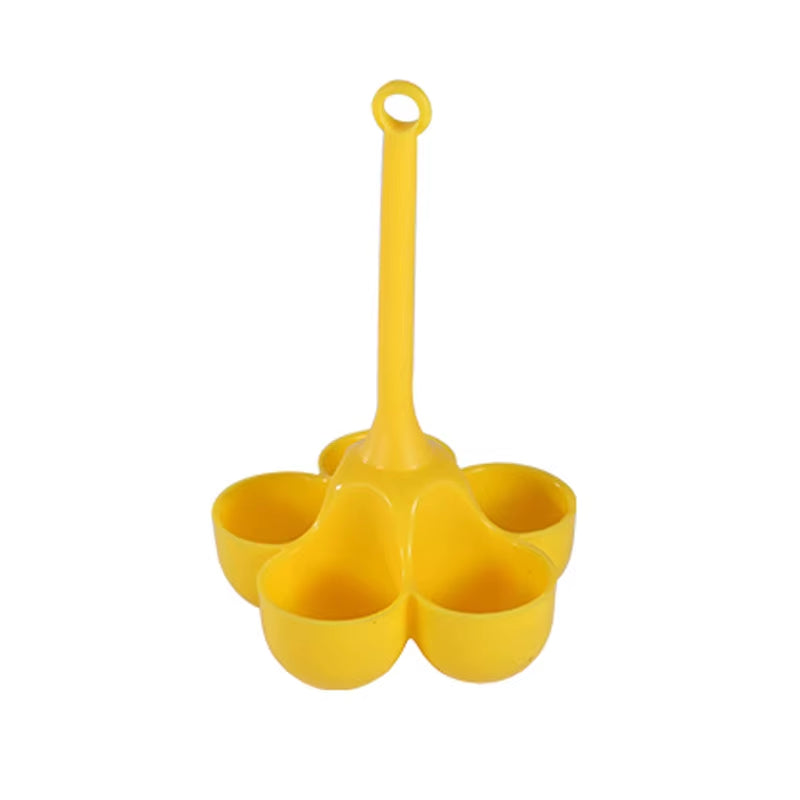 Egg Steaming Rack with Five Holes Silicone Egg Cooker for Supplementary Food Egg Steaming Tray Kitchen Creative Egg Cooking Tray
