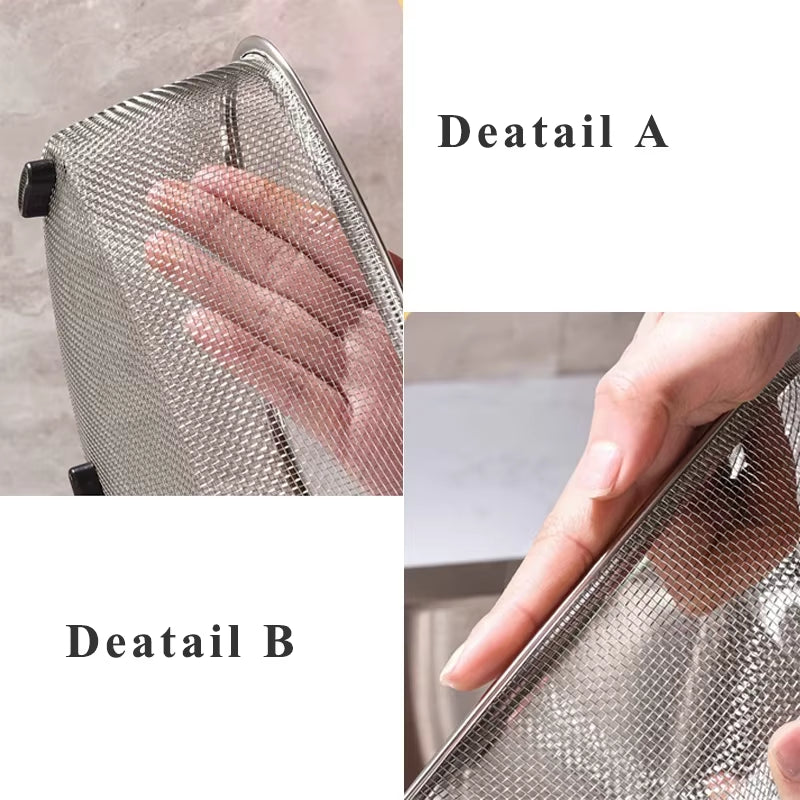 Stainless Steel Kitchen Sink Filter Swan Drain Basket Garbage Filter Shelf Anti-Slip Strainer Multifunctional Drainage Basket