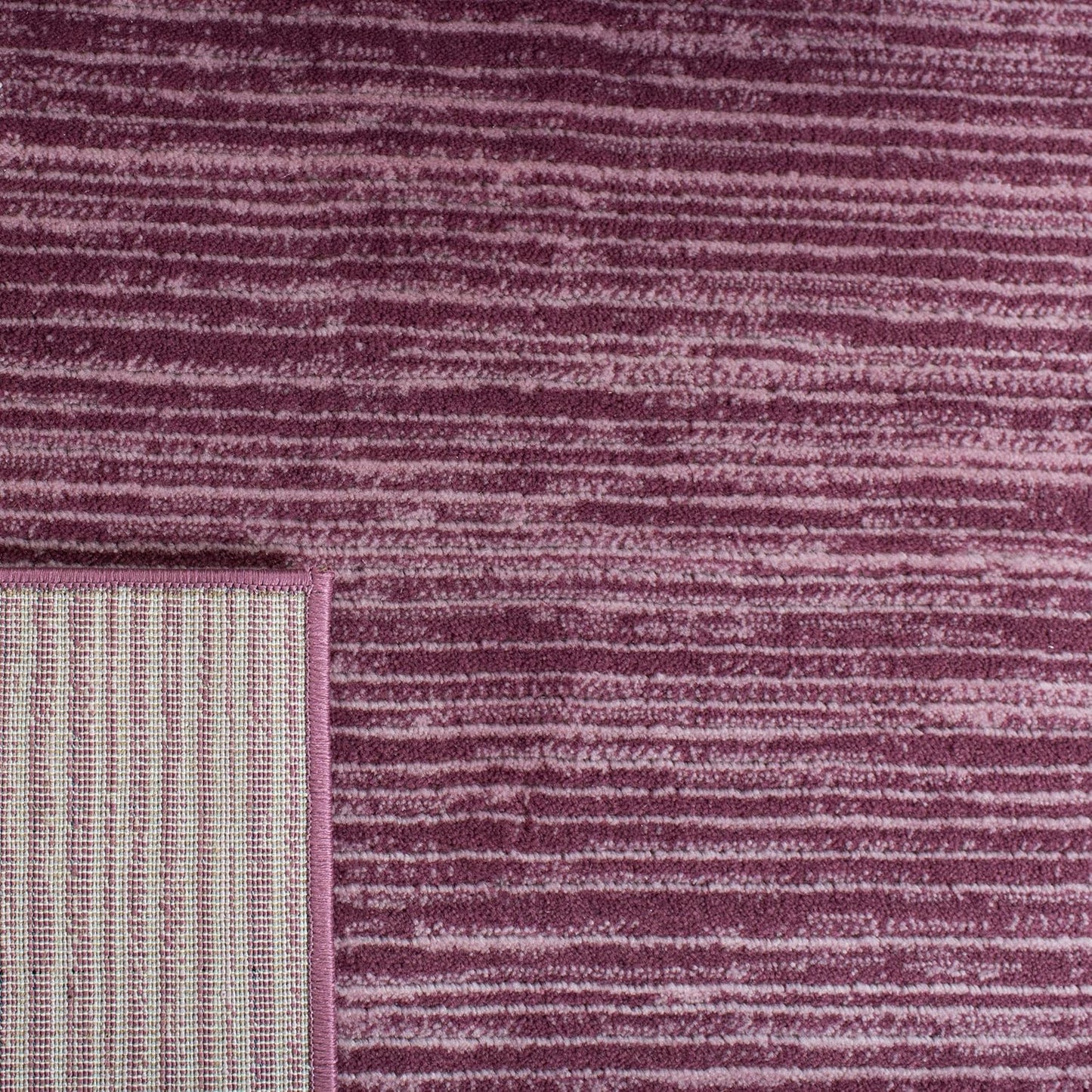 Vision Collection Area Rug - 6' X 9', Grape, Modern Ombre Tonal Chic Design, Non-Shedding & Easy Care, Ideal for High Traffic Areas in Living Room, Bedroom (VSN606A)