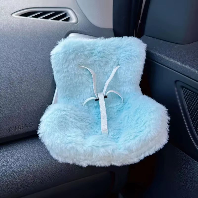 For Labubu Doll 15-17Cm Seat Air Outlet Aromatherapy Decoration Ornaments Holiday Gifts for Women Car Interior Accessories