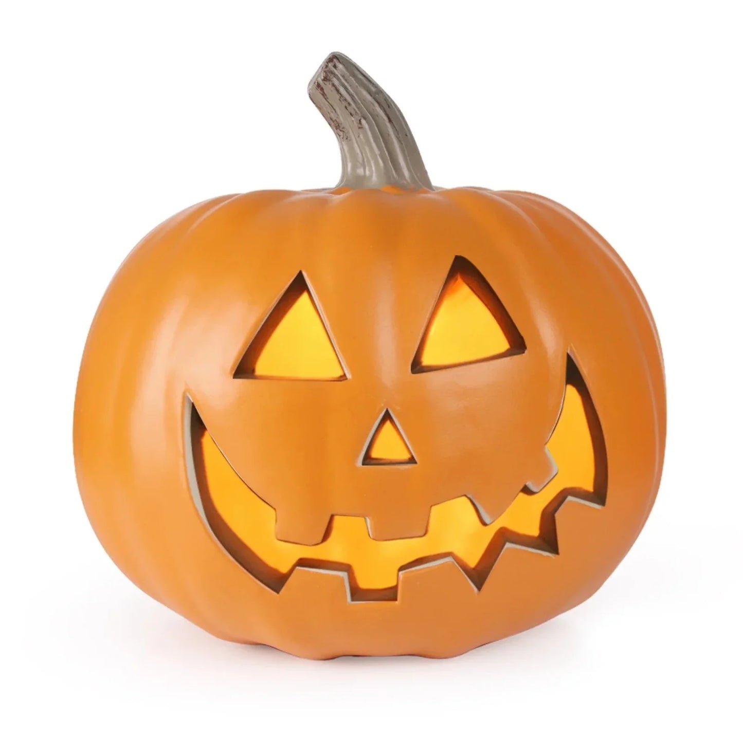 Jack O Lantern Pumpkins Halloween Light up Pumpkin Outdoor Indoor Battery Operated Lighted Pumpkin with Spooky Face Halloween Pumpkin Decorations Party Favor Gifts