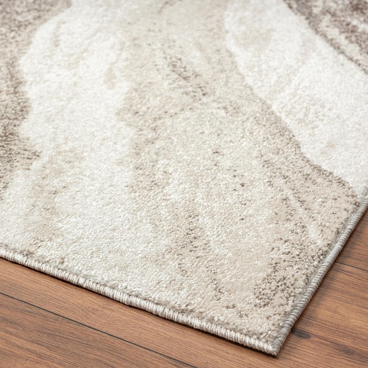 Lagos Collection 7983 Brown 8X10 Art Deco Geometric Area Rug