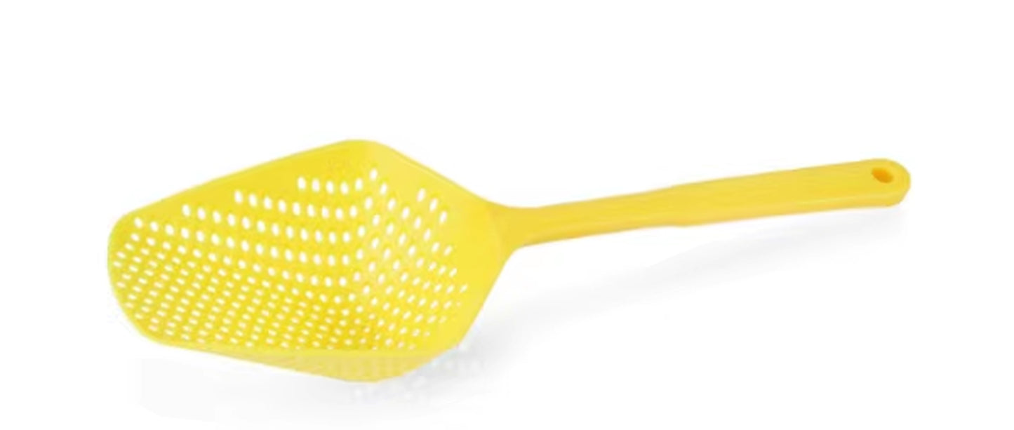Creative Cooking Shovels Food Strainer Scoop Nylon Spoon Drain Gadgets Large Colander Soup Filter Household Kitchen Accessories