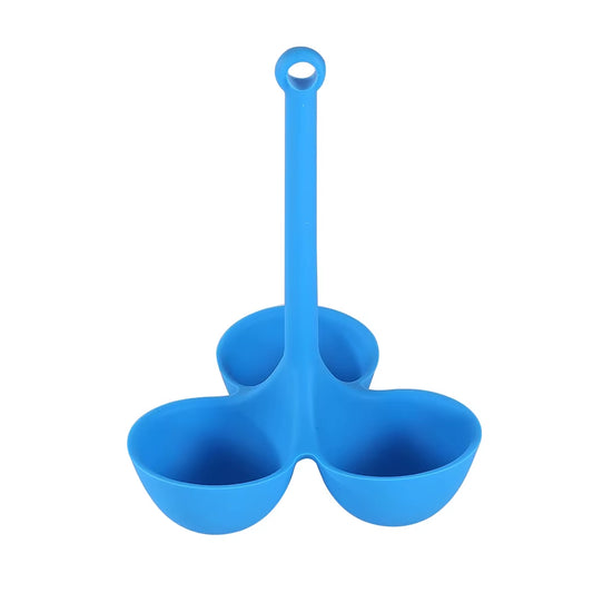 Egg Steaming Rack with Five Holes Silicone Egg Cooker for Supplementary Food Egg Steaming Tray Kitchen Creative Egg Cooking Tray